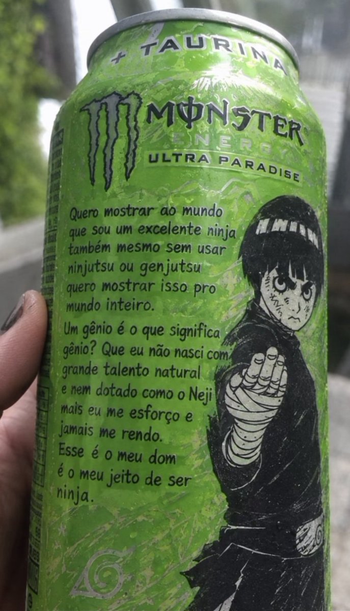 analeelezinha's tweet photo. Fulano:qual sabor de monster vc vai querer?
Eu:rock lee
Fulano:como assim?
Eu: https://t.co/nBfveqnMtd