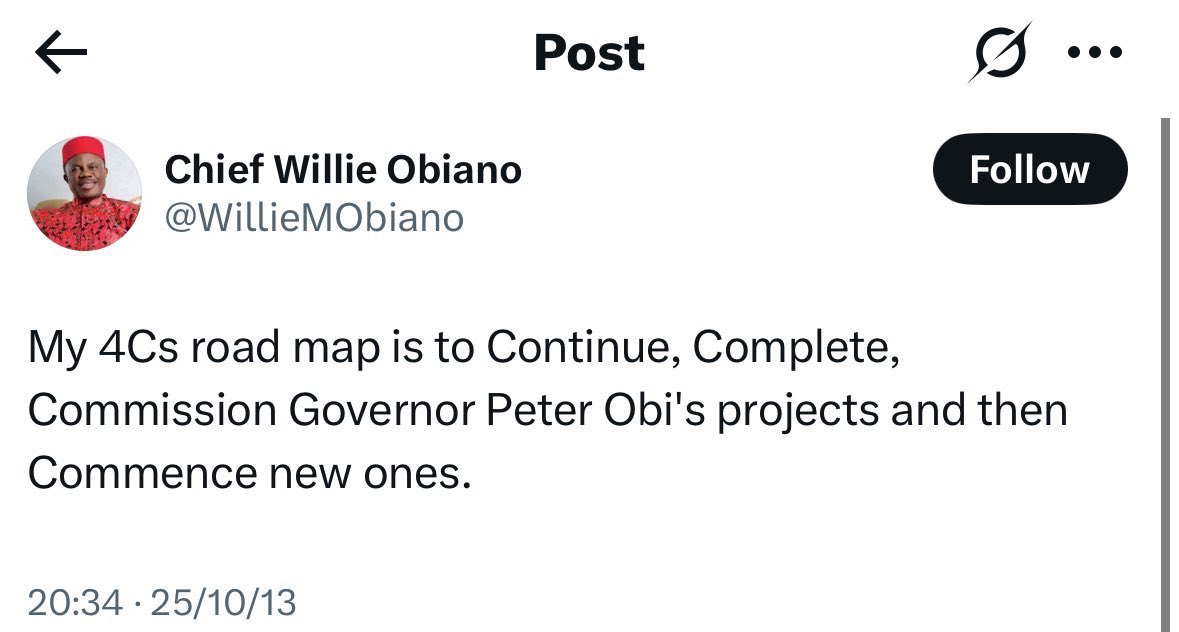 TimedFrank's tweet photo. Obiano famzing @PeterObi his predecessor 🤩 https://t.co/KF08bLv21C