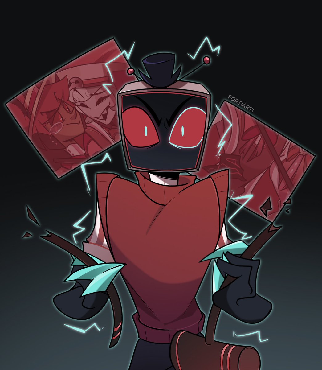 forti_arti's tweet photo. A bad game …?

#radiostatic #alastor #hazbin #vox #radiorose #rosie https://t.co/AkvfZAF7M7