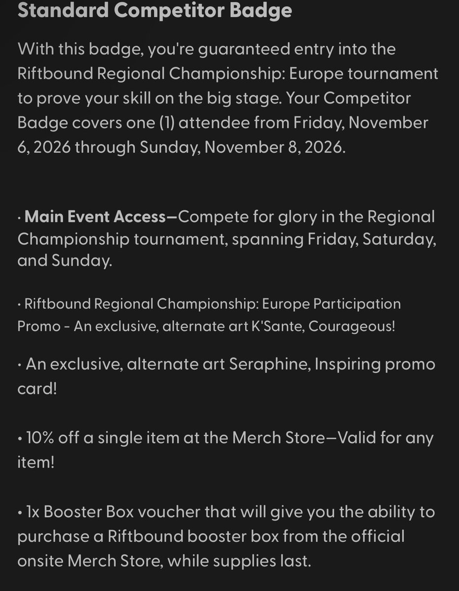 fabwizzard1's tweet photo. @riftboundop Originally it was announced that all competitors would receive a playmat but in this new article no mention of a playmat other then the one you can buy https://t.co/BFQkFW1L7V