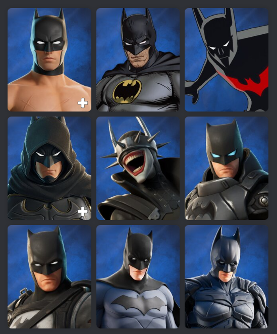 HYPEX's tweet photo. BATMAN SKINS RETURN TONIGHT FOR BATMAN DAY 

MAYBE with Catwoman too (not confirmed) https://t.co/7ezu14qz2N