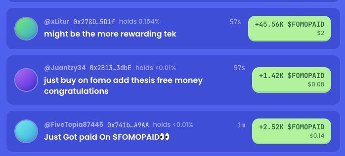 fomopaid's tweet photo. We just reward holders and our supporters by buybacks and rewards

Is not that the best flywheel? 

$FOMOPAID https://t.co/lFNEzWwm2F