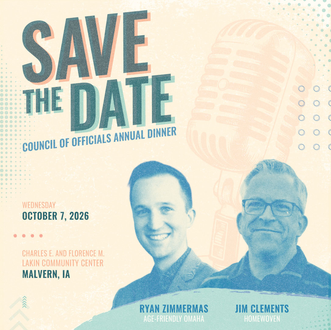 mapacog's tweet photo. 🏠 Aging in place is not guaranteed for all. Join MAPA’s Council of Officials Annual Mtg 10/7! Keynotes Ryan ZimmerMas (Age-Friendly Omaha) &amp; Jim Clements (HomeWoven) will discuss creating communities that work for people at all life stages.
Register: https://t.co/WdCJQo7Qz1 https://t.co/0EXl2RqTnZ