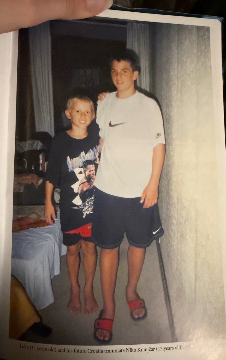 realjudedrid's tweet photo. TINY BABY LUKA 🥹 that second pic is incredible oh my god there is just a 1 year difference between luka and niko kranjcar 😭😭😂 https://t.co/6bImJwGLaB