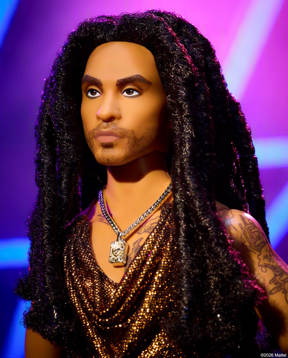 ComplexStyle's tweet photo. Lenny Kravitz is the newest Barbie Kenbassador https://t.co/p0bvjXVG2u