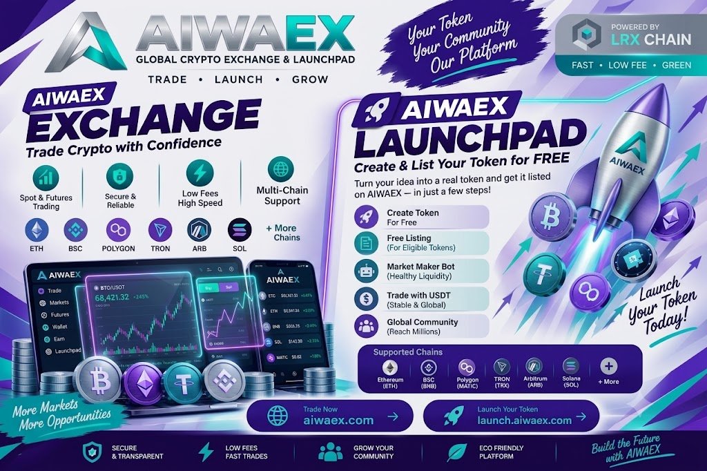 luncrepublic's tweet photo. 🔥 Your Token. Your Community. Your Platform.

👉 Exchange: https://t.co/pTJgHcrCpX
👉 Launchpad: https://t.co/YP38MkedVB
#AIWAEX #Crypto #TokenListing #Web3 #LRXChain https://t.co/jdCgtSmJvj