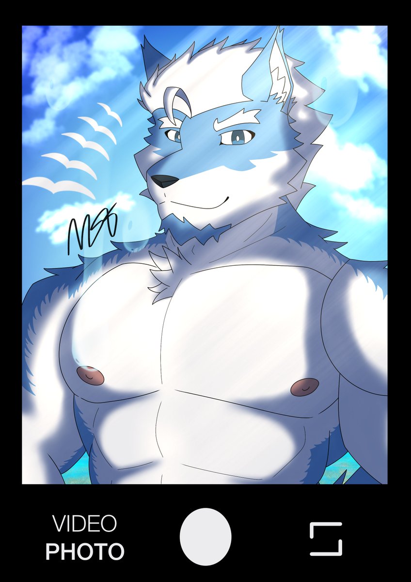 muzouken's tweet photo. Since Summer is ending soon.. I thought I could finish it with some fanart for @serenaught ! (18+)

He sure looks good 👀

#furry #furryart #furryoc https://t.co/9iUCdNgfeg