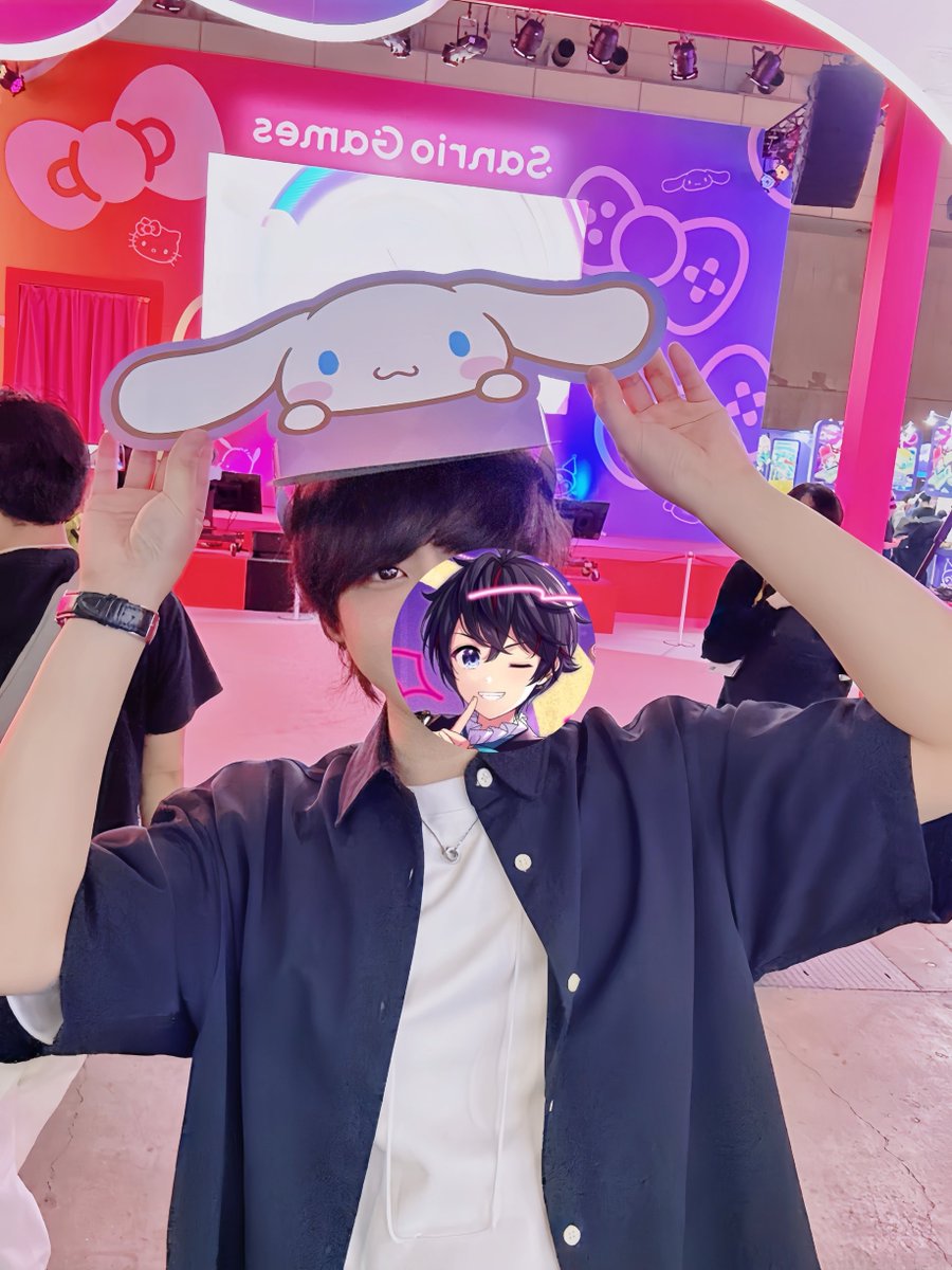 pi_ya_utauyo's tweet photo. ゲームショウ行ってきたよ〜！！
疲れたけど良いリフレッシュになった🤗
サージタウンで仲良くなった人とも会えたりして嬉しかった〜😉💋

https://t.co/BnoLFo8fUI

#TGS #東京ゲームショウ2026 https://t.co/Rv0gK9invz
