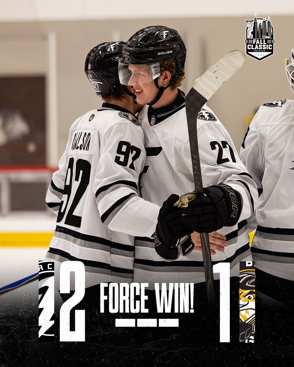 FargoForce's tweet photo. FIRST WIN OF THE SEASON⚡️ https://t.co/W5S0hep8Q0