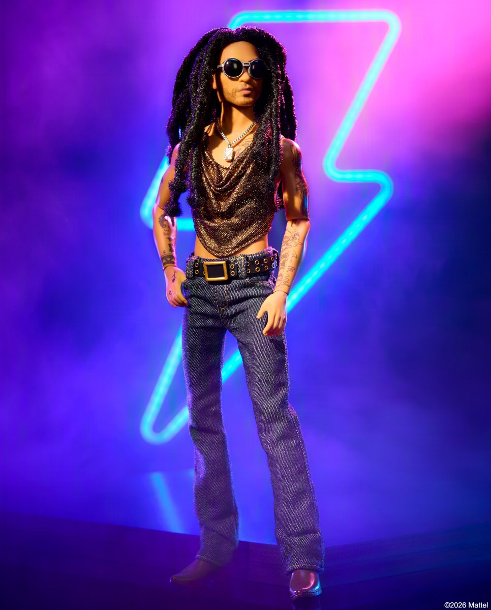 ComplexStyle's tweet photo. Lenny Kravitz is the newest Barbie Kenbassador https://t.co/p0bvjXVG2u
