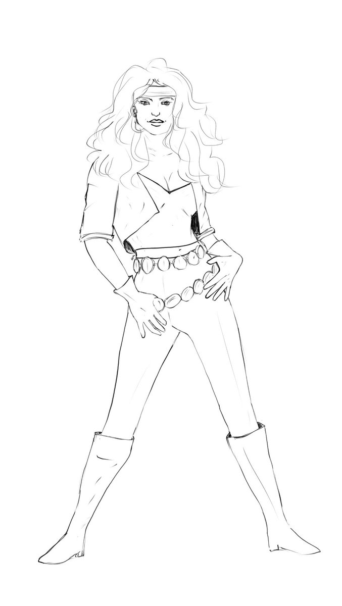 boostlegold's tweet photo. #Fire #BeatrizDaCosta #JLI sketch https://t.co/DLd2ySyLp6