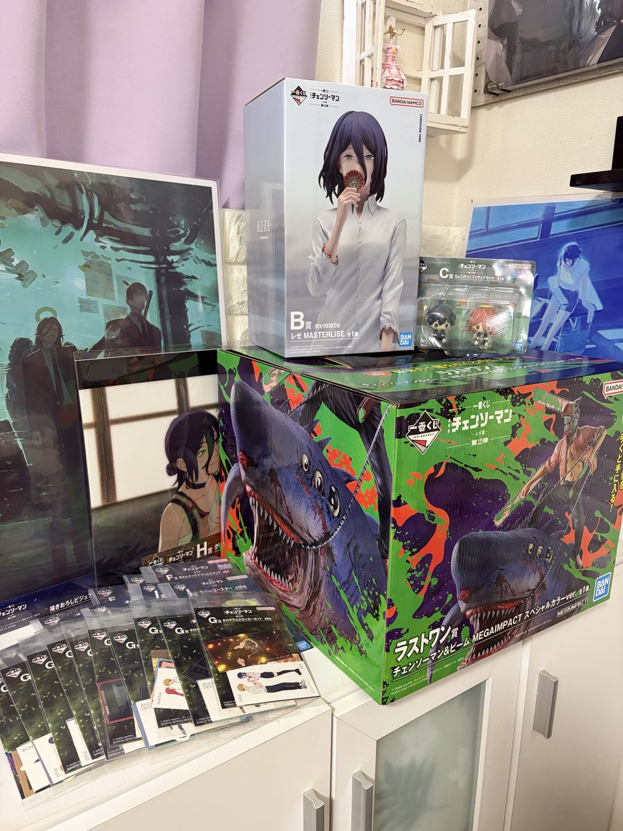 rinne07160's tweet photo. チェンソーマン 一番くじ あざました❕❕❕❕ https://t.co/9Cq2I3n3Q2