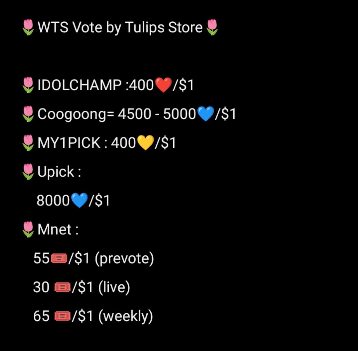cherrynh92's tweet photo. 🌷Wts Vote🌷

DM for reservation or buy

MOP: PayPal/wise and Indonesian payment

#KGMA #AAA #comeback #vote 
#mnet #mubeat #coogoong  #idolchamp #higher #muniverse #upick #my1pick #kooky https://t.co/Pi4b2IVM1z