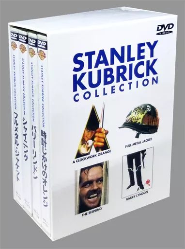 KubrickBlogjp's tweet photo. キューブリックはモノラルにこだわりましたが、理由は当時はシネコン普及以前なので上映館によっては音響設備が古く、一定の上映環境を揃えるにはそうせざるを得なかったそうです。そのキューブリックが存命時に発売された初期DVDはモノラル収録。「クライテリオンは高��」「画質や音質にこだわりがない」という方は中古で安価に入手可能です。以下はそのボックスセットです。