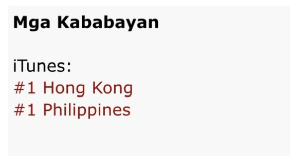 AtinThailand's tweet photo. 📣 A’TIN Thailand 🇹🇭, we’ll do our synchronized iTunes purchase of “Mga Kababayan” today (Sep 18), 12:00 NN THT 🙏🏼

# 1 in the Philippines &amp; Hong Kong 🎶 Congrats @SB19_ATINph @ATINHongKongOfc 💙

SB19 CELEBRATES MGA KABABAYAN
@SB19Official #SB19
#SB19MgaKababayan_ForgottenIsland https://t.co/ILGbq7fh9R