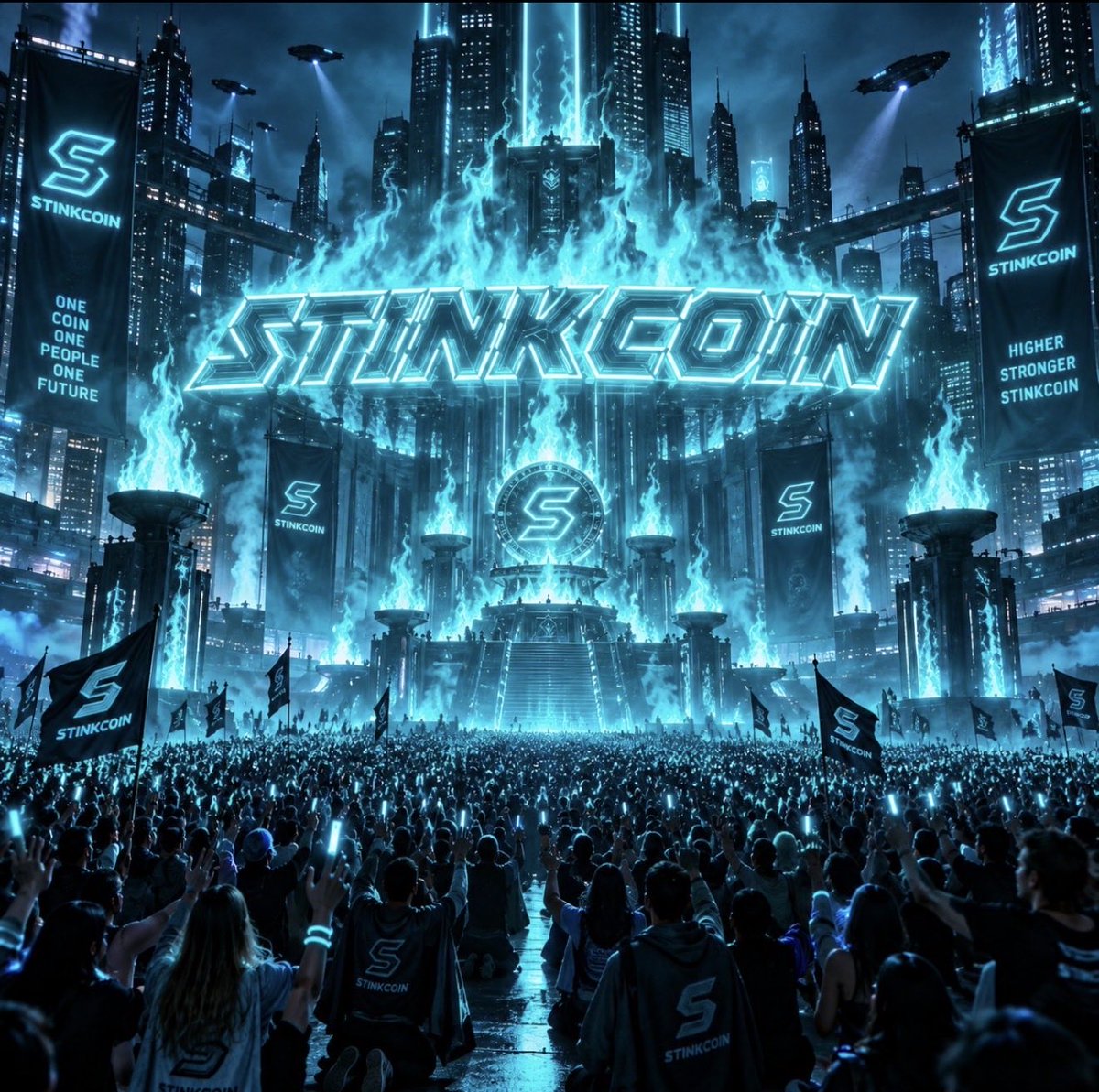 thestinkcoin's tweet photo. Let the games begin. https://t.co/Zoc3QSkCeB