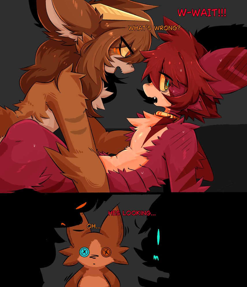 Gaogomon's tweet photo. look away >:( https://t.co/IMnIzBA87b