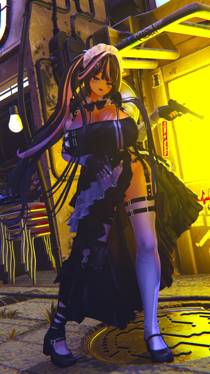 Feed_z46's tweet photo. 本日18:00から、#VELLE さんの新作衣装、#MercyTrigger が販売されますよ~!
衣装に武器と、とっても魅力的な要素ばかりなので何卒よろしくね~!リンクは下の方にありますよ~。
#VRChat #Milfy3D #Milltina https://t.co/sXPYF1AMp1