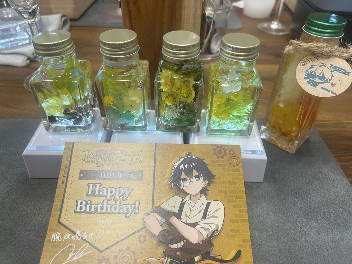 ayutanvvv's tweet photo. 予約なくて入れて良かった✨✨
おんりーﾁｬﾝのお誕生日エレメンタリウム作りました😆✨
一緒に来てくれてありがとう🙏✨
 #ドズル社ワークスギャラリー https://t.co/IwbcjIaYfR