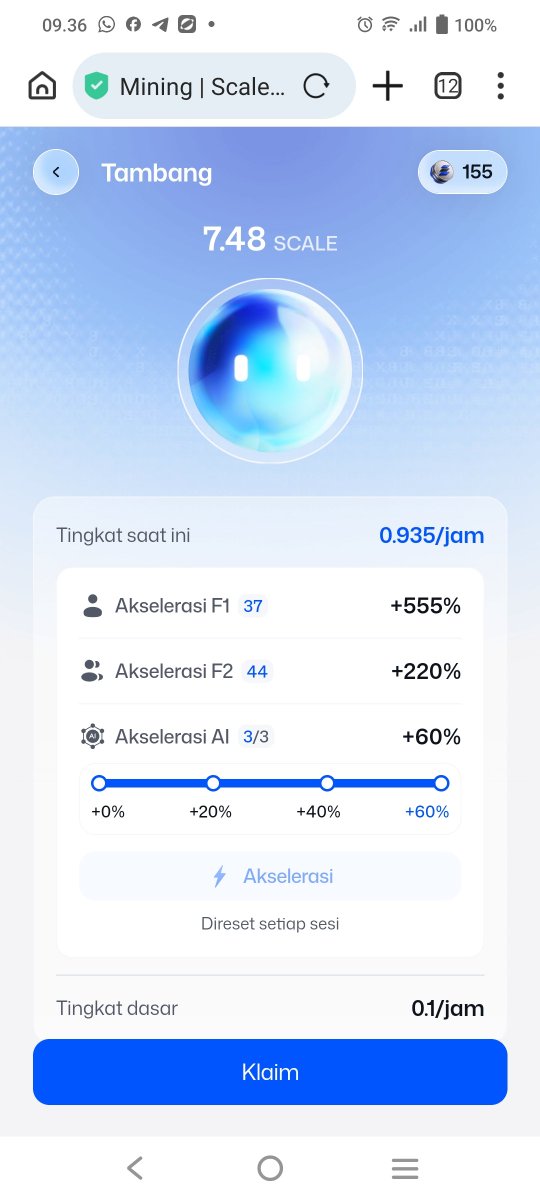 betta_faiz's tweet photo. @ScaleNetworkAI The mining period had actually ended, yet when I tried to claim the rewards, it said another mining session was in progress—what other session could it be?

And it’s not just happening to me; several people on my team are experiencing the same thing. https://t.co/6uYZFTFetb