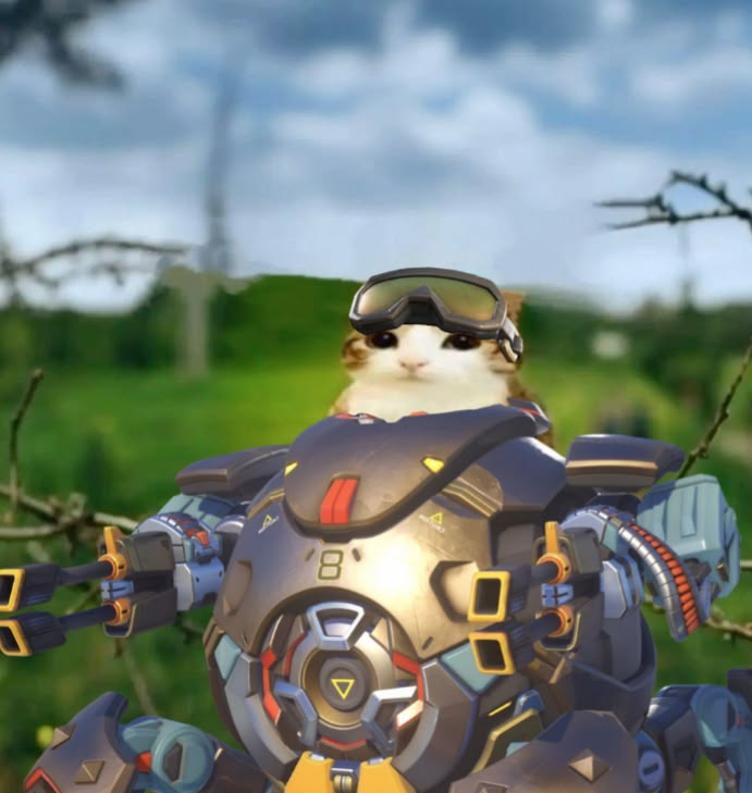 meowlverwatch's tweet photo. Winston / Wrecking Ball / Wuyang / Zarya https://t.co/ck0UFwKRZ1
