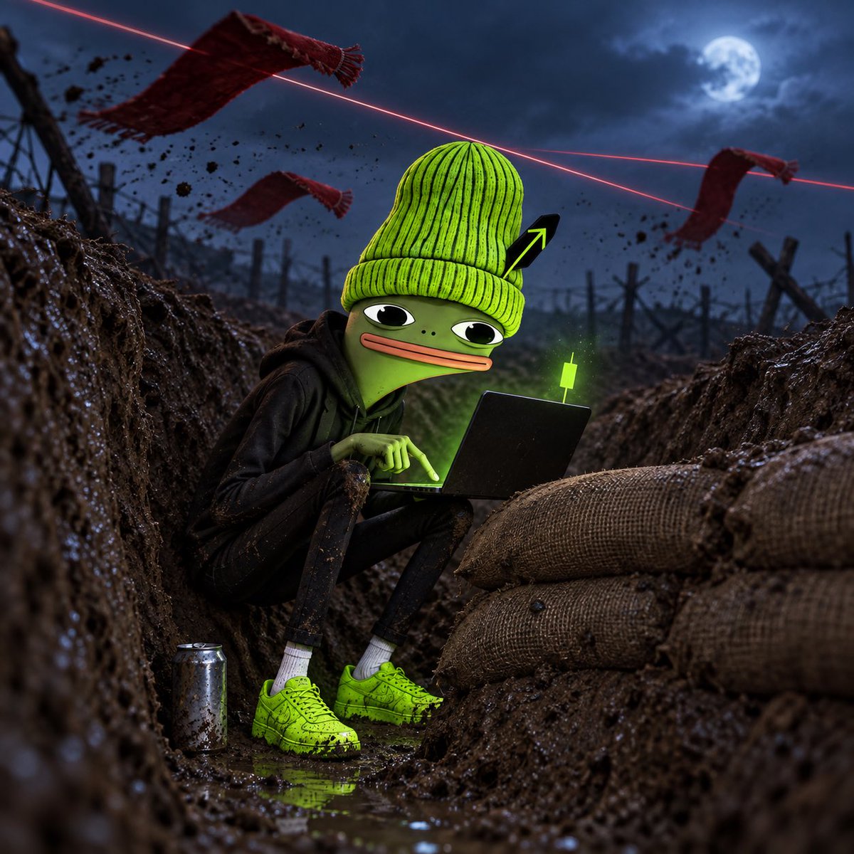 pepewifhatRH's tweet photo. Not easy  to build  in the trenches 

HOLD $PWH  GET $PEPE 🐸🪶 https://t.co/zuRzUC5Cj1