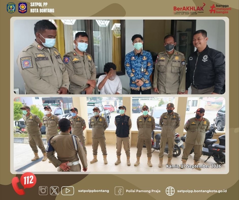 satpolppbontang's tweet photo. Salam Praja! 
Kegiatan Satpol PP Kota Bontang, 
Kamis, 17 September 2026.

@kemendagri
@ditpolpp_linmas
@kominfo_btg
@ppidbontang https://t.co/Y79Mg3Monx