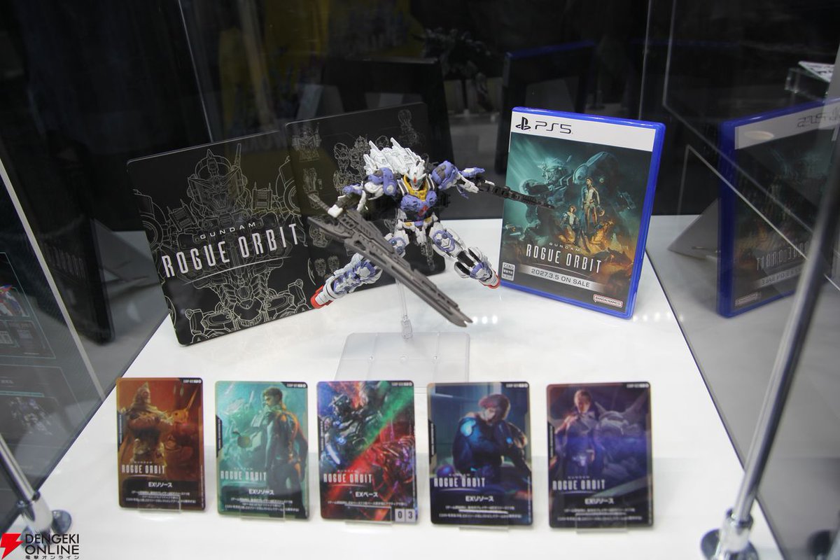 dengekionline's tweet photo. 【俺はガンダムで行く！】「ガンダムヘリックス」のコックピットに搭乗できたBNEブース『ガンダムローグオービット』コーナーレポート【TGS2026】
https://t.co/UcBnHJri60 https://t.co/e1KgF1BmHK