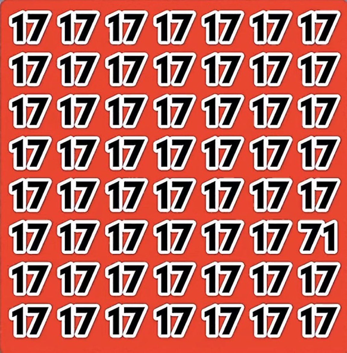 ElonM0v's tweet photo. Apart from 17 what number do you see again ? https://t.co/wuVEK5Rzrn