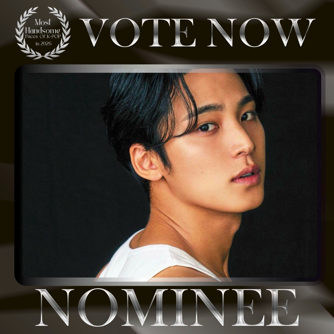 TOP100KPOP's tweet photo. MINGYU (SEVENTEEN) is nominated for Most Handsome Faces of K-POP in 2026.

👉 VOTE: https://t.co/Si3coBolbM https://t.co/FUW8OqS8wz