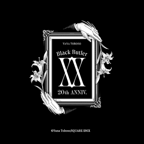 lvdctv's tweet photo. #黒執事連載20周年
アニバーサリーエンブレムのデザインを担当させていただきました。
15周年のエンブレム同様、イラスト部分は枢先生に描き下ろしていただきました（感謝！）

改めて20周年おめでとうございます🎉

20年ずっと面白い作品を続けるってめちゃくちゃ凄いことです！毎号読むのを楽しみにしています。リスペクト。