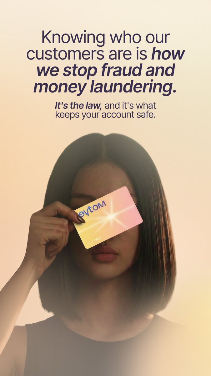 keytom_com's tweet photo. Your ID, a selfie, a proof of address. A few minutes and you're done.

We ask because knowing who our customers are is how we stop fraud and money laundering. It's the law, and it's part of what keeps our users and their assets safe.

DM us if you need help . https://t.co/CRvuG2pNel