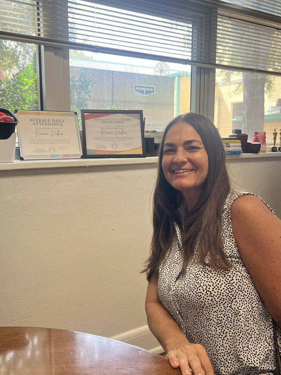 AngelWilson36's tweet photo. We love seeing proud principals with their academic achievement frames posted at their campuses.🌟 https://t.co/g3twOEGlT2