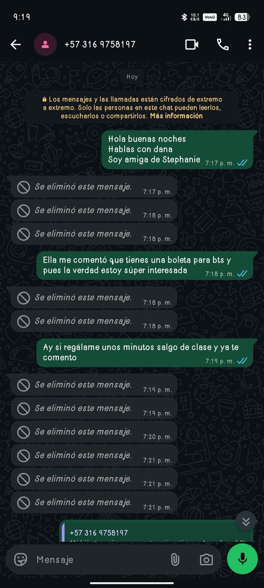 stephanietria16's tweet photo. Por favor, compartan para evitar que más personas sean víctimas y para dejar claro que esa persona NO soy yo. https://t.co/1wFWREJuru