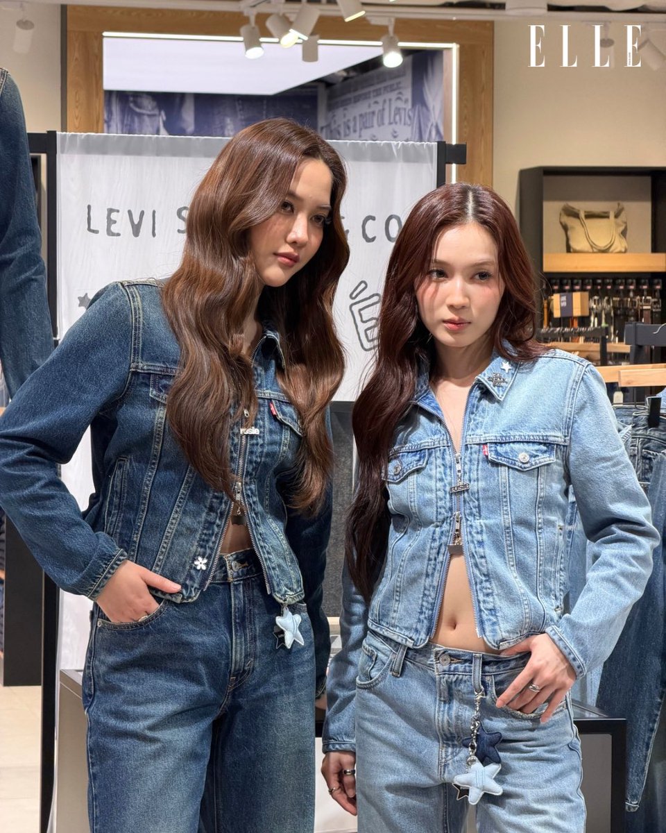 ELLEThailand's tweet photo. เท่เลย! ฟรีน สโรชา @srchafreen และเลิฟ ภัทรานิษฐ์ @loverrukk พาทุกคนไปสัมผัสคอลเล็กชั่นใหม่กับ Levi’s® x ROSÉ ใน The Original Girl ที่สะท้อนความเป็นตัวเอง และจะพร้อมวางจำหน่ายในวันนี้ที่ Levi’s® สาขา centralwOrld เท่านั้น

#ELLEThailand
#srchafreen
#LevisTHxLoverrukk
#LevisXROSÉ https://t.co/GGZMiMa97I