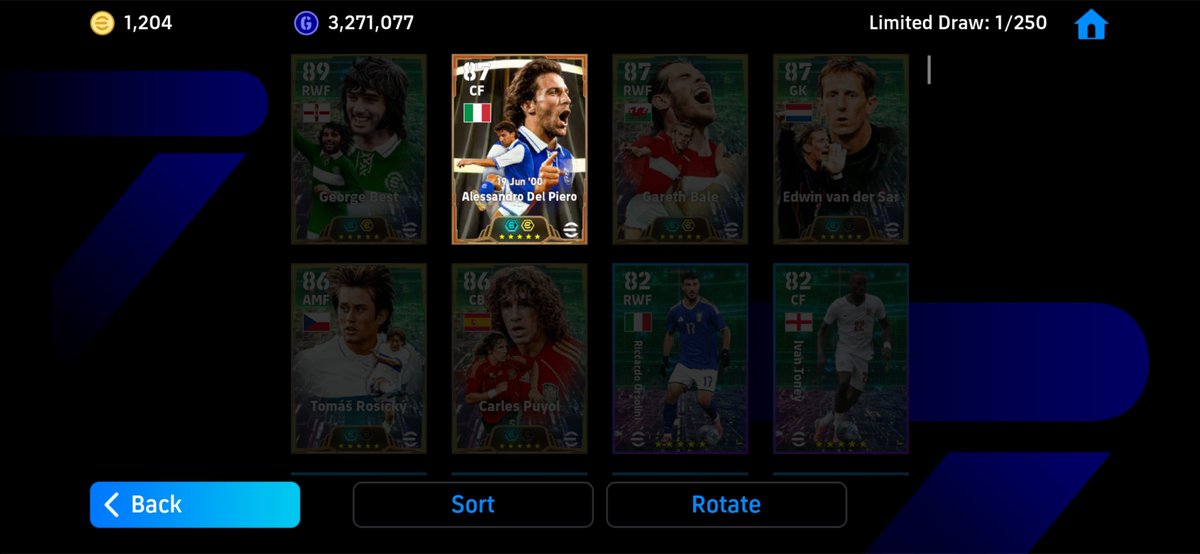 MuhammadRa83710's tweet photo. @S0LOMUN Btw this happened to me...This is the first time i got robbed by konami this much deep..delpiero costed me last 100 tries.... https://t.co/GhWA4D1tvG