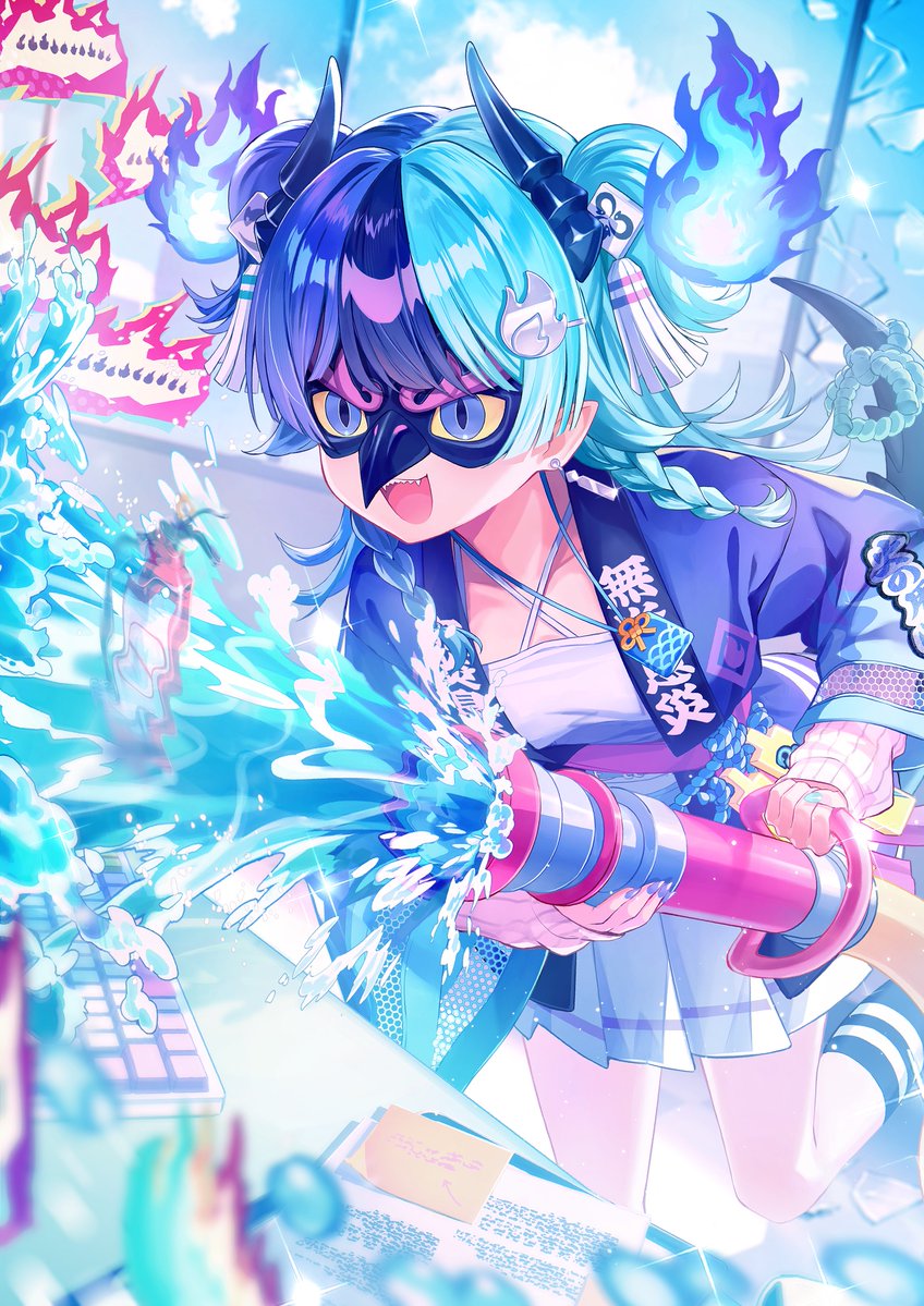 achichi_mela's tweet photo. ホロライブの新人VTuber
火消し屋でサラマンダーの熱千めらなのじゃ！

わしの初配信は9/24(木)19:00から！
人間のこと いーっぱい教えてほしいのじゃ🔥🔥 https://t.co/DGlm0hR2Fy