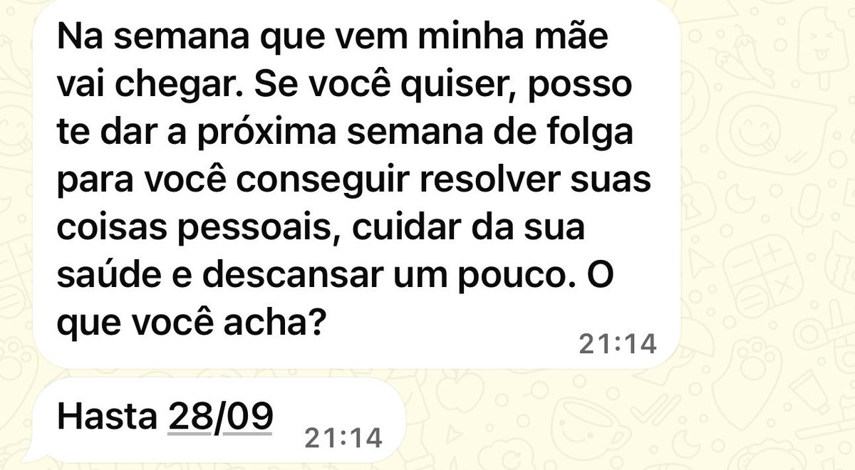 jillinabi's tweet photo. minha chefe percebeu que eu não tava bem hoje, perguntou se tava tudo certo e eu disse que tava meio estressada com coisas em casa. 10 minutos depois ela mandou meu salário adiantado, quis até mandar um te amo pra ela, e quando cheguei em casa ela mandou isso aqui: https://t.co/YPMUeLHnNi