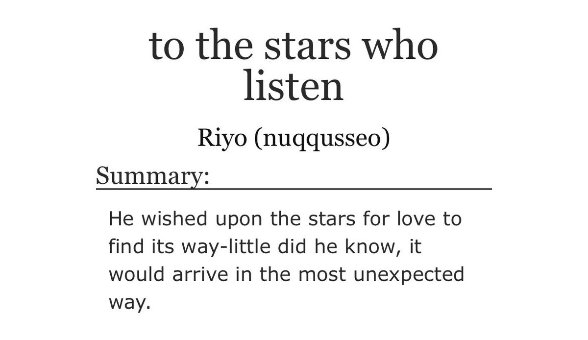 nuqqusseo's tweet photo. [ to the stars who listen. ] a #sukkyu au

🏷️ fluff, crack, meet-cute
✍🏼in taglish
🔗 https://t.co/zB31QVr913
for @hareume 
💌  https://t.co/HmQDmJF9wQ https://t.co/IWJ4SJry9c