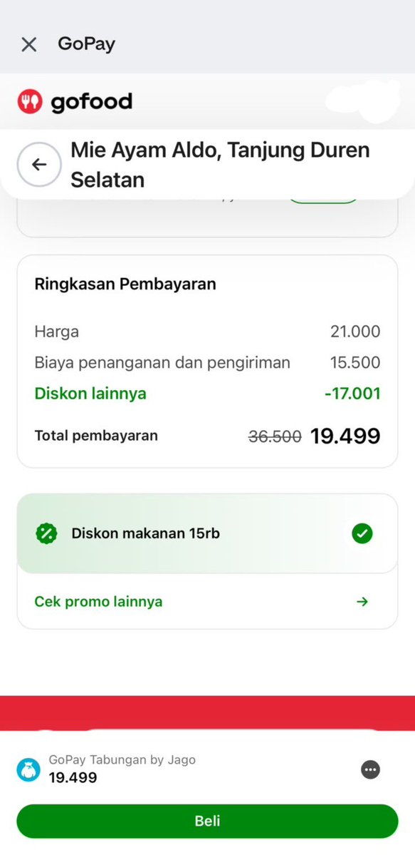 dyhxxts's tweet photo. sarapannya mau pesen di gofood mumpung lagi ada promo hihi

#GoFoodmulaidari5000diGoPay https://t.co/UvVIxKCqMe