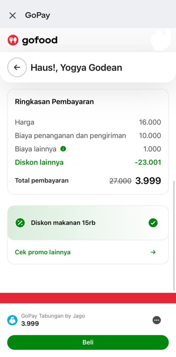SeanovicSean's tweet photo. iseng doang ngecek2 sekalian persiapan ntar mau makan siang apa, eh malah nemu yg murah2 #GoFoodmulaidari5000diGoPay https://t.co/hQARCkfJ0u