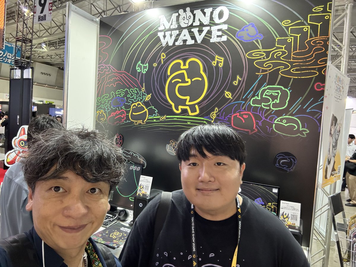 FiftyFourSounds's tweet photo. さて #TGS2026 2日目スタートです。
欲しかったTシャツも買えて良いスタートです。
Phoenixxブースはホール9のC64
出展タイトルは
#MONOWAVE
#レイジーウィッチーズファクトリー
#GooNECT√2
#幻想少女大戦
#サマーロード
#THEFIRSTZOMBIE
遊びに来てください。
#東京ゲームショウ30th https://t.co/fhDrxD9ZKu