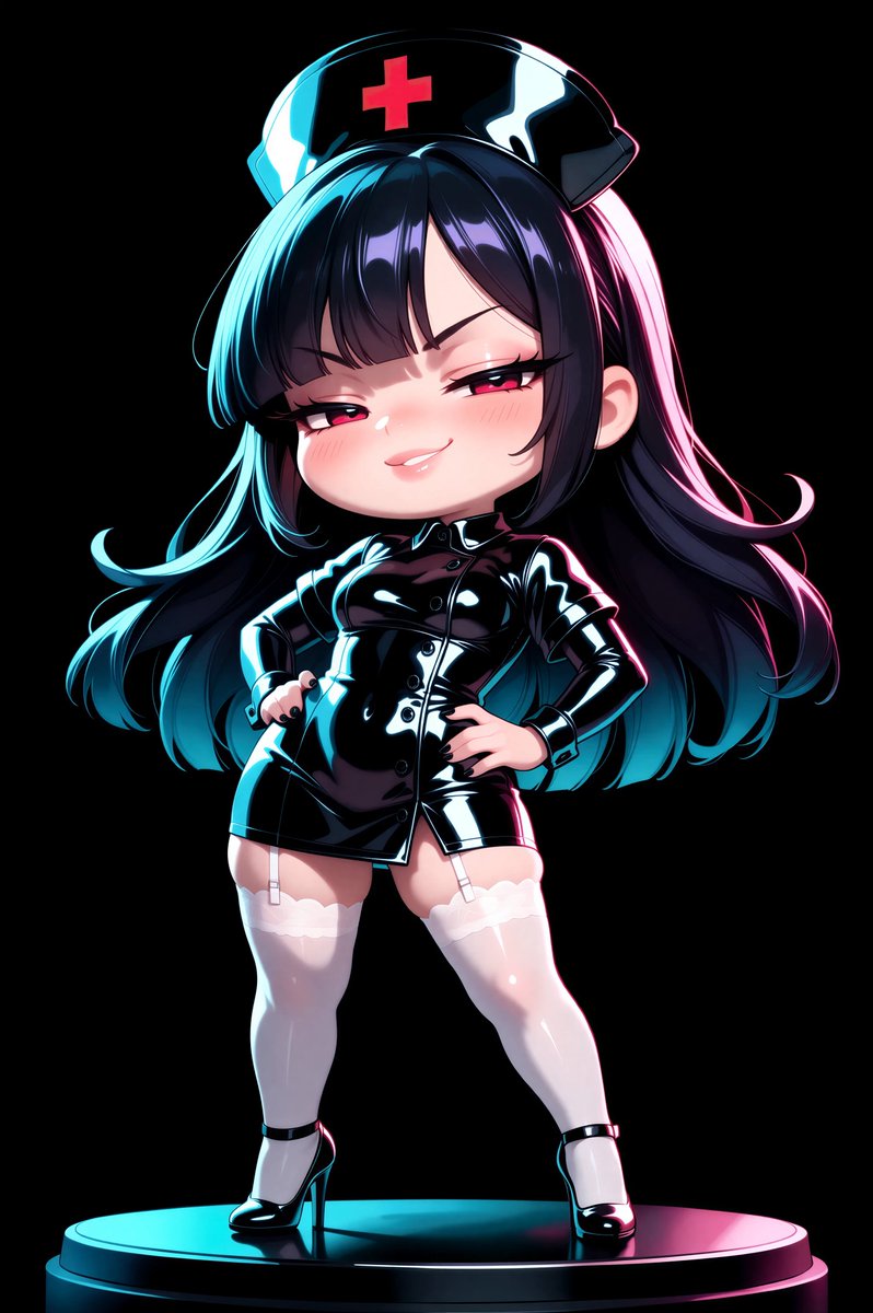 Jonatha89094756's tweet photo. Forget the medical rules. In this room, the only law is the shine of the latex and my wildest fantasies. Ready to surrender to this little one? 💉🖤
#AnimeStyle` `#GlossyLatex` `#PornographicArt` `#HighResAnime` `#SmallButFierce` https://t.co/J3TUZbd20n