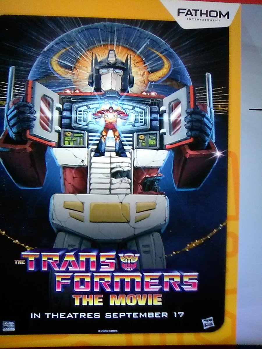 TheShinBatman84's tweet photo. Had a fun time seeing Transformers The Movie to celebrate it's 40th Anniversary. Optimus Prime: Awakening was a good send off to Peter Cullen.
Thanks @Marcus_Theatres
#TransformersTheMovie40 #RIPPeterCullen #OptimusPrimeAwaking #TransformersDay https://t.co/KcNPRHdiVN