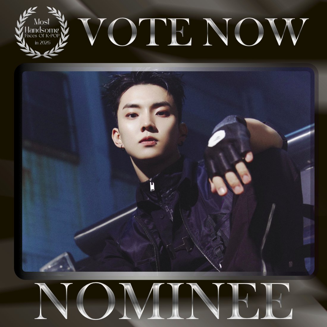 TOP100KPOP's tweet photo. Q (THE BOYZ) is nominated for Most Handsome Faces of K-POP in 2026.

👉 VOTE: https://t.co/Si3coBolbM https://t.co/qLSxaolunP