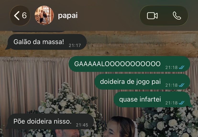 vicdogalo's tweet photo. ninguém te prepara pra vida universitária que vc não consegue mais assistir os jogos do seu time com seu pai e as conversas de vcs são assim https://t.co/Sb6D1pQfxl