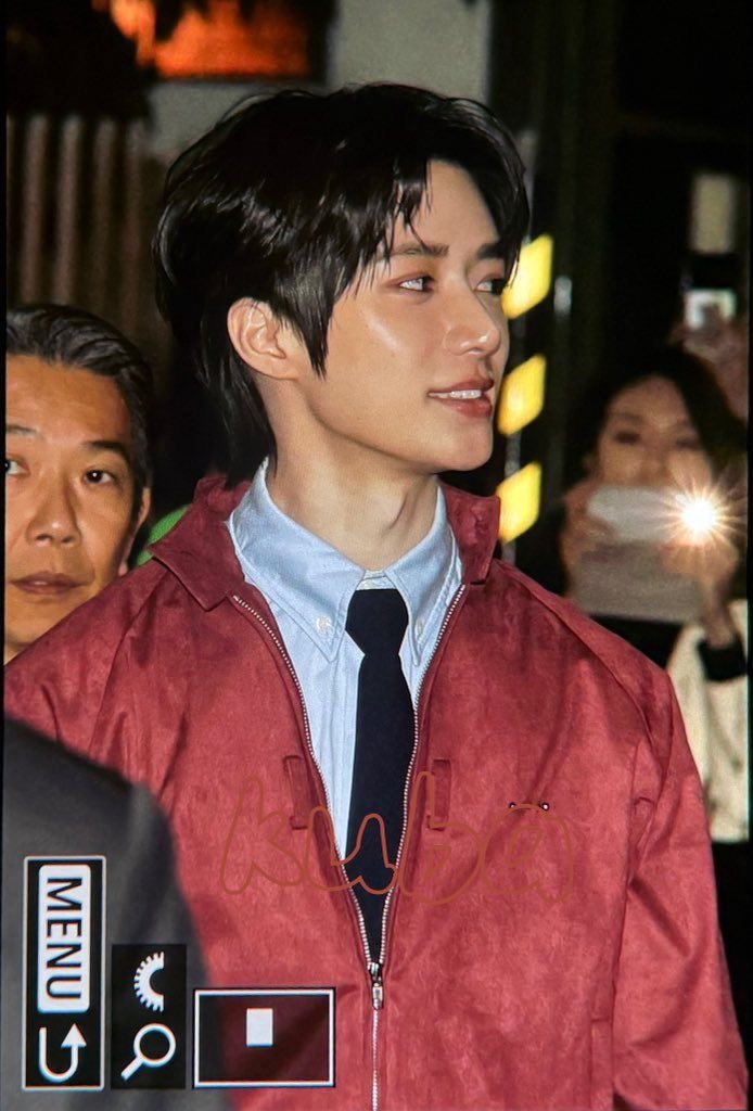 L0VELYBEOMIE's tweet photo. i still haven’t moved on from the day beomgyu pulled up looking like an 80s heartthrob https://t.co/ryx3PCkh6B