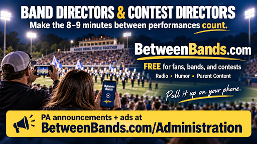 Accoladi's tweet photo. Marching Band Directors! 🎺 Make contest downtime engaging with https://t.co/hU7Pc5SMae. It's a FREE mobile hub for fans featuring radio, games, &amp; articles between performances.

Grab free PA announcements &amp; promo graphics for your event: https://t.co/47EQD9NiJO #MarchingBand https://t.co/M35NjPX2Eu