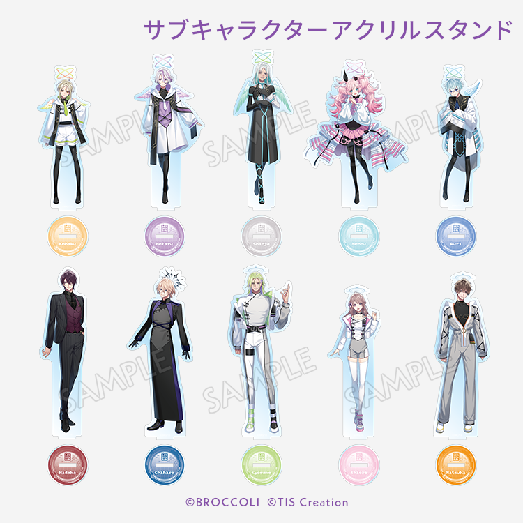 unlogical_jp's tweet photo. ║ グッズ情報 ║

『UN:LOGICAL』に登場するキャラクターのアクリルスタンドが受注生産にて販売決定！

✦アクリルスタンド 私服 Ver.（全6種）
✦サブキャラクターアクリルスタンド（全10種）

2026年11月17日(火)よりブロッコリーオンラインにて受付予定です。
AGF2026『 #LicoBiTs ブース』にて実物展示を予定しています。

▼詳細はAGF特設サイトにてご確認ください
https://t.co/SYDhDhEXRA

#アンロジカル