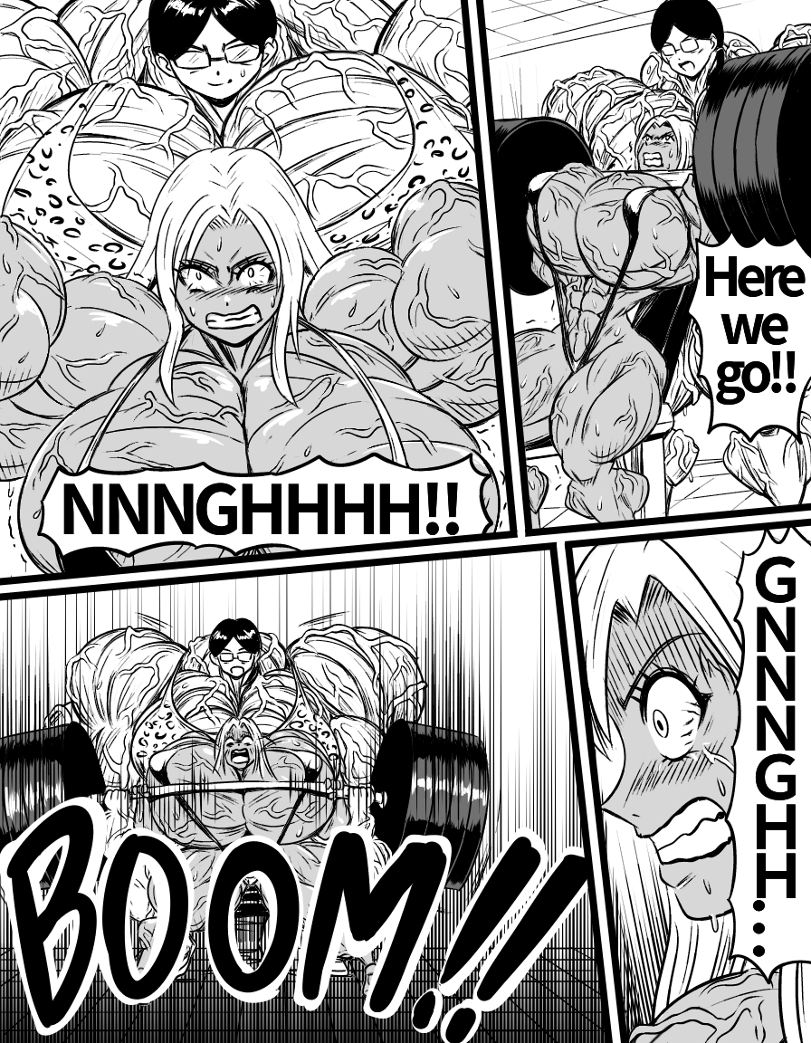 runonpu's tweet photo. ムキムキギャルがジムに来た!11ページ目です。
https://t.co/XcGe7YB2Fu
#musclegirl https://t.co/3S2Obd6icM